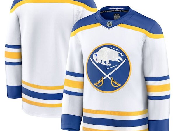 Buffalo Sabres Away Premium Jersey - White/Royal/Black