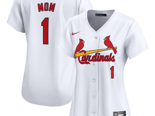 St. Louis Cardinals Nike Women's #1 Mom Home Limited Jersey - White