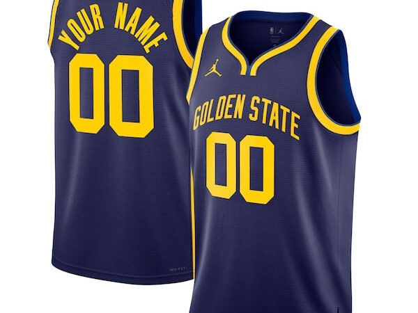 Golden State Warriors Jordan Brand Unisex 2022/23 Swingman Custom Jersey - Statement Edition - Blue