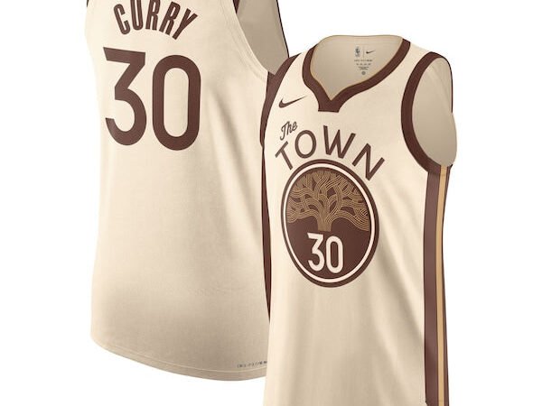 Stephen Curry Golden State Warriors Nike Unisex 2025/26 Authentic Jersey - Tan - City Edition