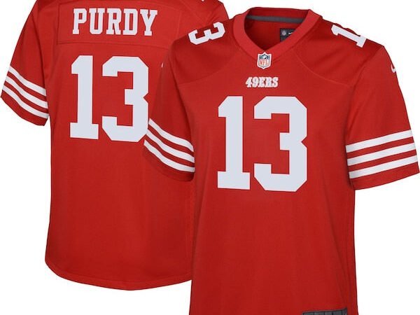 Brock Purdy San Francisco 49ers Nike Youth Game Jersey - Scarlet