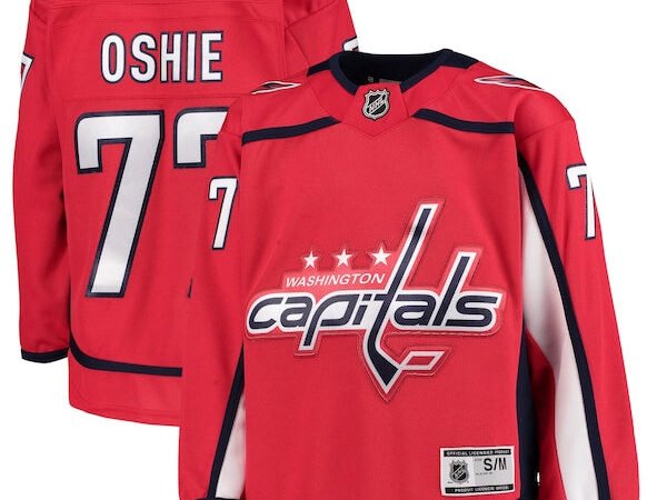 TJ Oshie Washington Capitals Youth Home Premier Jersey - Red