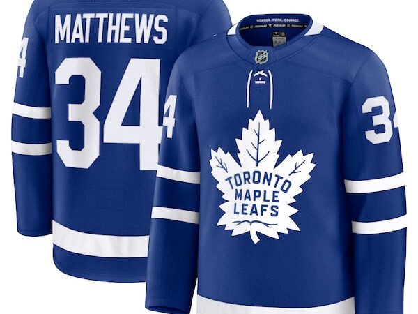 Auston Matthews Toronto Maple Leafs Home Premium Jersey - Blue/White