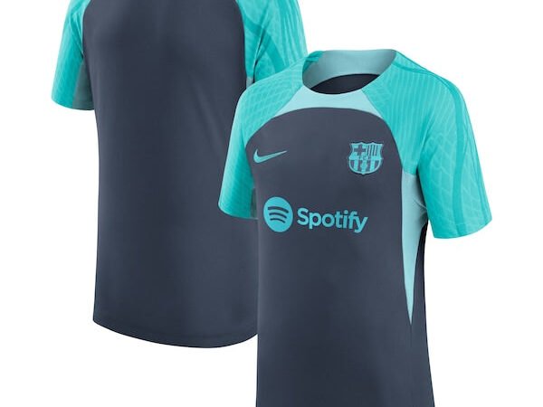 Barcelona Nike Youth 2023/24 Strike Top - Anthracite