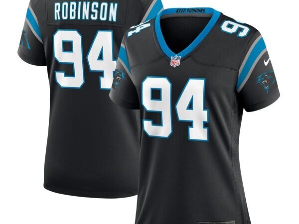 A'Shawn Robinson Carolina Panthers Nike Women's  Game Jersey -  Black