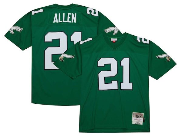 Eric Allen Philadelphia Eagles Legacy Replica Jersey - Kelly Green