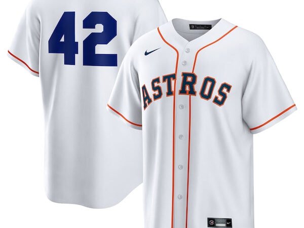 Houston Astros Nike Home 2025 Jackie Robinson Day Replica Jersey - White