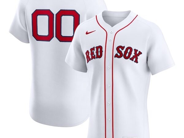 Boston Red Sox Nike Home Elite Custom Jersey - White