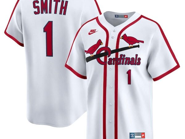 Ozzie Smith St. Louis Cardinals Nike Throwback Cooperstown Collection Limited Jersey - White/Blue