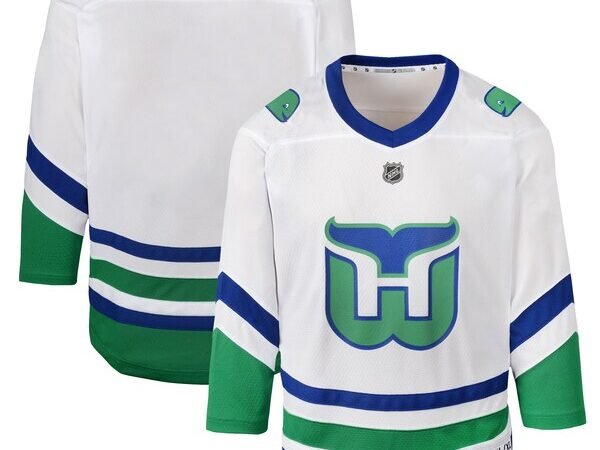 Carolina Hurricanes Preschool Whalers Replica Jersey - White