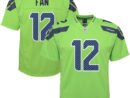 12th Fan Seattle Seahawks Nike Youth Game Jersey - Neon Green