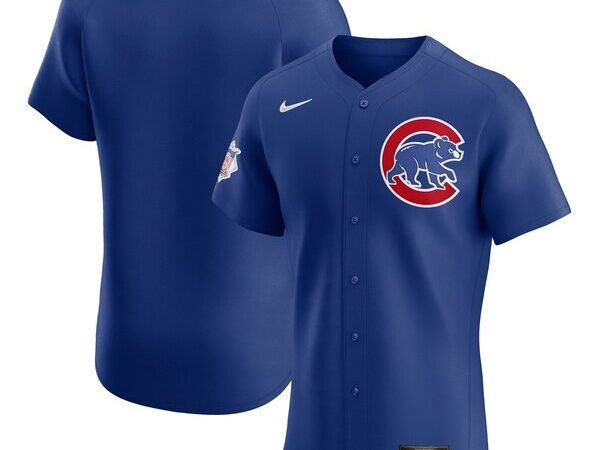 Chicago Cubs Nike Alternate Vapor Premier Elite Patch Jersey - Royal