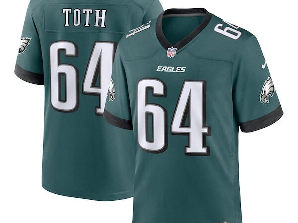 Brett Toth Philadelphia Eagles Nike  Game Jersey - Midnight Green