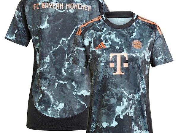 Bayern Munich adidas Women's 2024/25 Away Replica Jersey - Black