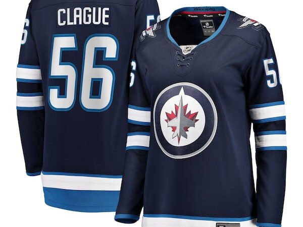 Kale Clague Winnipeg Jets Women's Home Breakaway Jersey - Navy