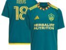 Marco Reus LA Galaxy adidas Youth 2024 LA Kit Replica Player Jersey - Green