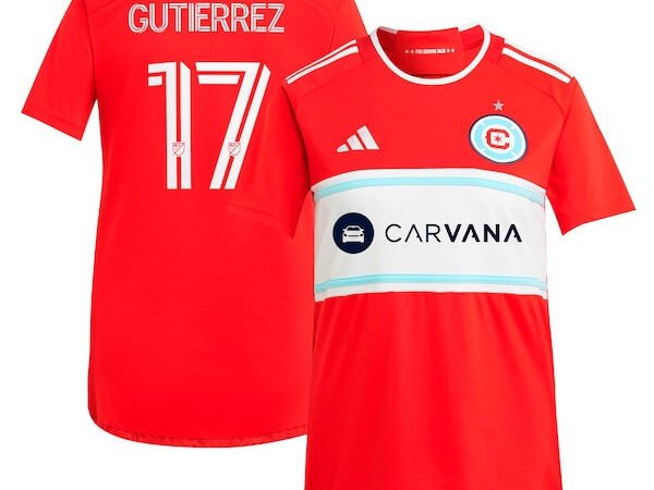Brian Gutierrez Chicago Fire adidas Women's 2024 Return To Red Replica Player Jersey - Red