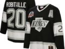 Luc Robitaille Los Angeles Kings Alternate Captain Patch 1992/93 Blue Line Player Jersey - Black