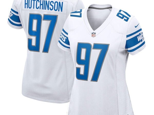 Aidan Hutchinson Detroit Lions Nike Women's Player Jersey - White