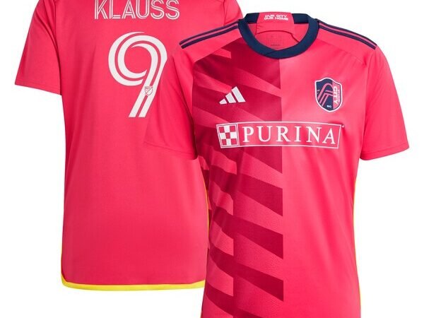 João Klauss St. Louis City SC adidas 2024 CITY Kit Replica Jersey - Red