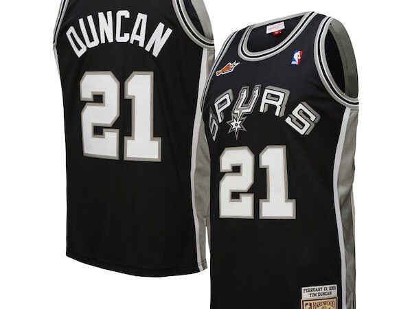Tim Duncan San Antonio Spurs  2000 NBA All-Star Game Authentic Jersey - Black