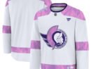 Ottawa Senators  2024 Hockey Fights Cancer Practice Jersey - White