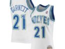 Kevin Garnett Minnesota Timberwolves 1995/96 Hardwood Classics Swingman Jersey - White