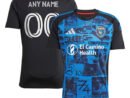 San Jose Earthquakes adidas 2025 Headliner Replica Custom Jersey - Black