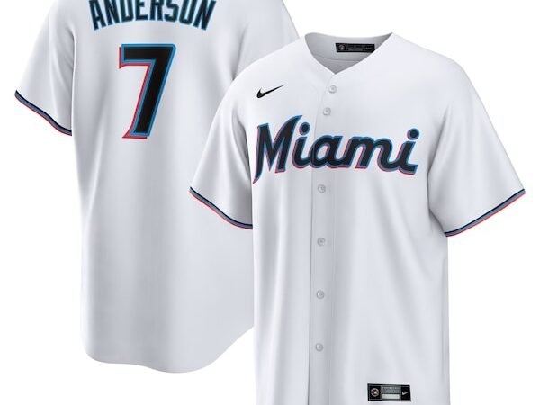 Tim Anderson Miami Marlins Nike Home Replica Player Jersey - White