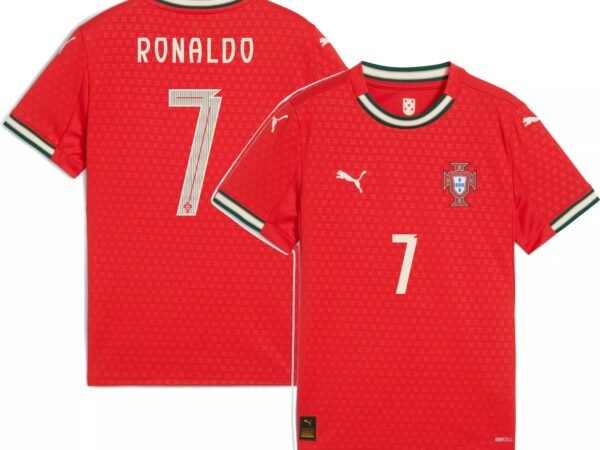 2025 PUMA Cristiano Ronaldo Portugal Youth Home Authentic Jersey