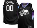 Jordan Clarkson Utah Jazz Jordan Brand Youth Swingman Jersey - Statement Edition - Black