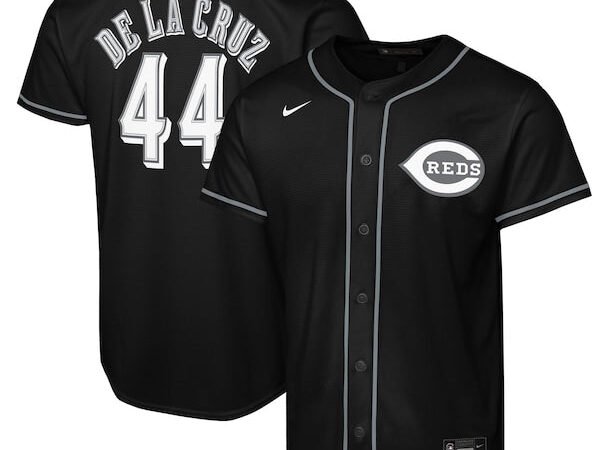 Elly De La Cruz Cincinnati Reds Nike Youth Lights Out Replica Player Jersey - Black