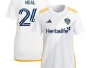 Jalen Neal LA Galaxy adidas Women's 2024 Angeleno Kit Replica Player Jersey - White/Green