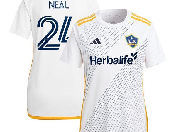 Jalen Neal LA Galaxy adidas Women's 2024 Angeleno Kit Replica Player Jersey - White/Green