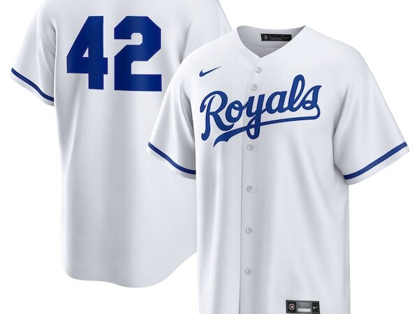 Kansas City Royals Nike Home  2025 Jackie Robinson Day Replica Jersey - White