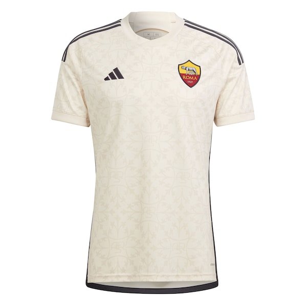 AS Roma adidas 2023/24 Away Replica Jersey - Cream