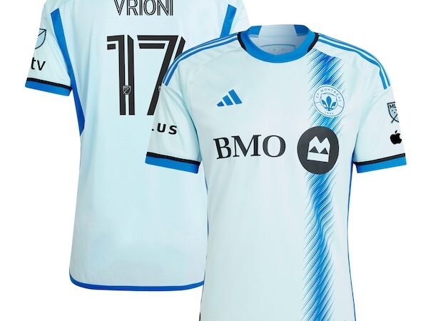 Giacomo Vrioni CF Montreal adidas 2024 Montréal Original Authentic Player Jersey - Light Blue