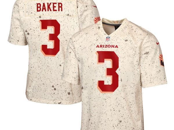 Budda Baker Arizona Cardinals Nike Youth 2025 Rivalries Collection Game Jersey - Natural