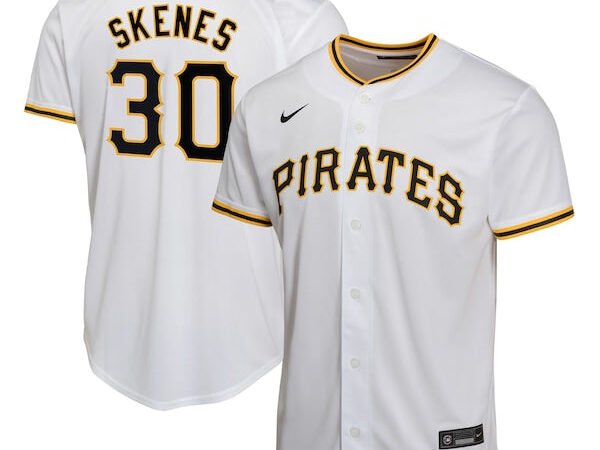 Paul Skenes Pittsburgh Pirates Nike Youth Home Player Game Jersey - White