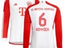 Joshua Kimmich Bayern Munich adidas 2023/24 Home Replica Long Sleeve Jersey - White