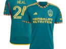 Jalen Neal LA Galaxy adidas 2024 LA Kit Authentic Player Jersey - Green/White