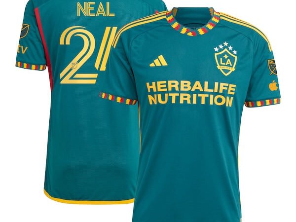 Jalen Neal LA Galaxy adidas 2024 LA Kit Authentic Player Jersey - Green/White