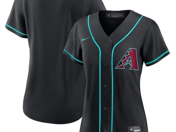 Arizona Diamondbacks Nike Women's Alternate Replica Jersey - Black
