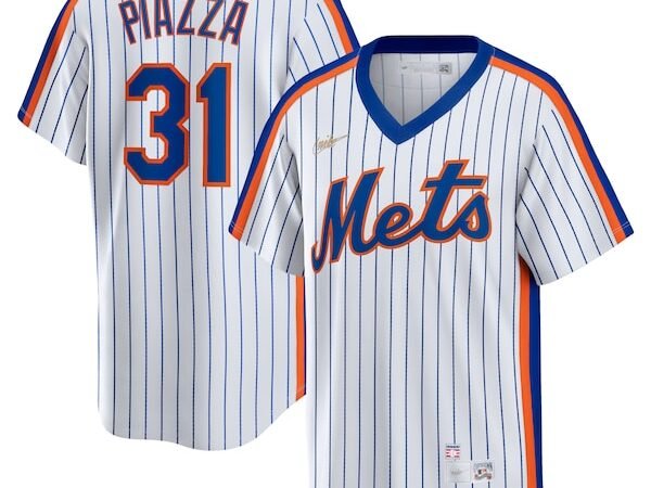 Mike Piazza New York Mets Nike Home Cooperstown Collection Player Jersey - White