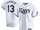 Junior Caminero Tampa Bay Rays Nike Youth Home Limited Player Jersey - White