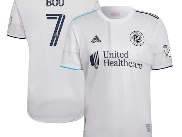 Gustavo Bou New England Revolution adidas 2022 The Fort Authentic Player Jersey - White