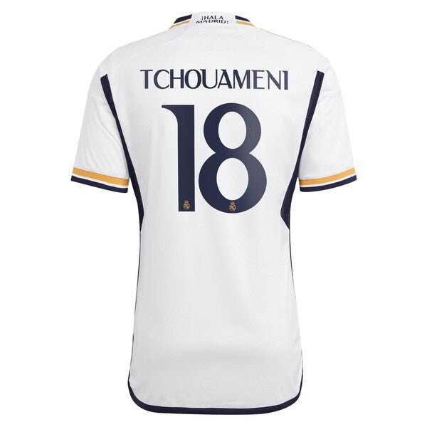 Aurélien Tchouaméni Los Merengues adidas 2023/24 Home Replica Player Jersey - White/Navy