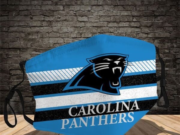 CAROLINA PANTHERS FACE MASK