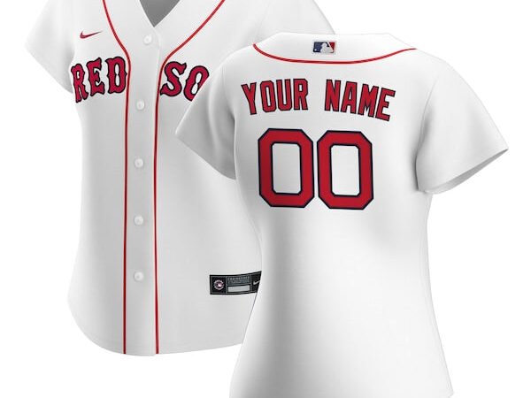 Boston Red Sox Nike Women's Home Replica Custom Jersey - White