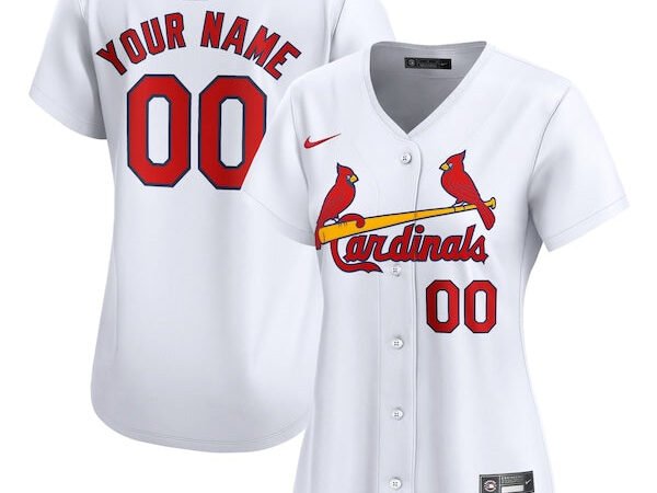 St. Louis Cardinals Nike Women's Home Limited Custom Jersey - White